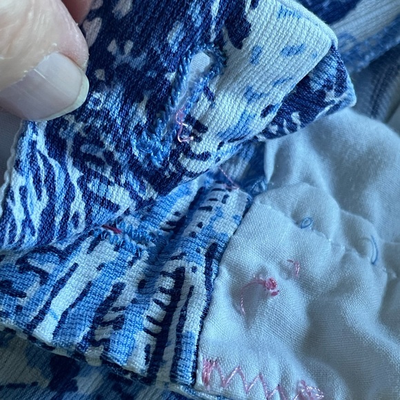 Lily Pulitzer Beaumont Shorts Men's 30R Blue Seashell Print Flat front Bermuda - Picture 15 of 15